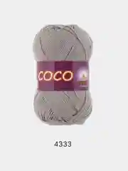 Серый пряжа Vita Cotton Coco 100% Мерсеризованный хлопок 50г 240м