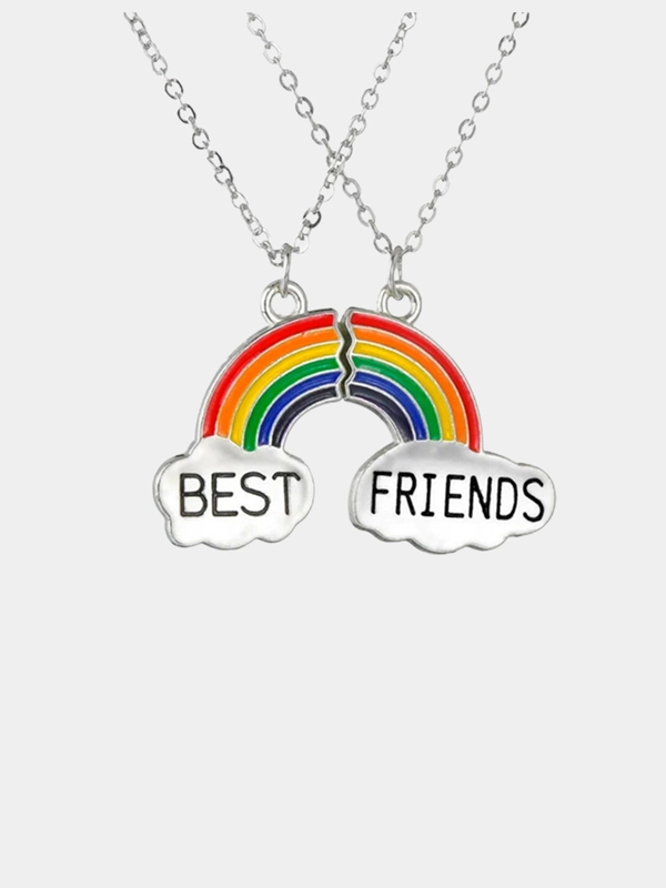 Парная цепочка с подвеской "Best friends"