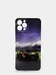 Аметистовый чехол iPhone 12 / 12 Pro, 12 Pro Max, 12 Mini чехол силиконовый с рисунком