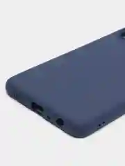 Темно-синий чехол силиконовый для Samsung Galaxy A72 ( Самсунг А72)
