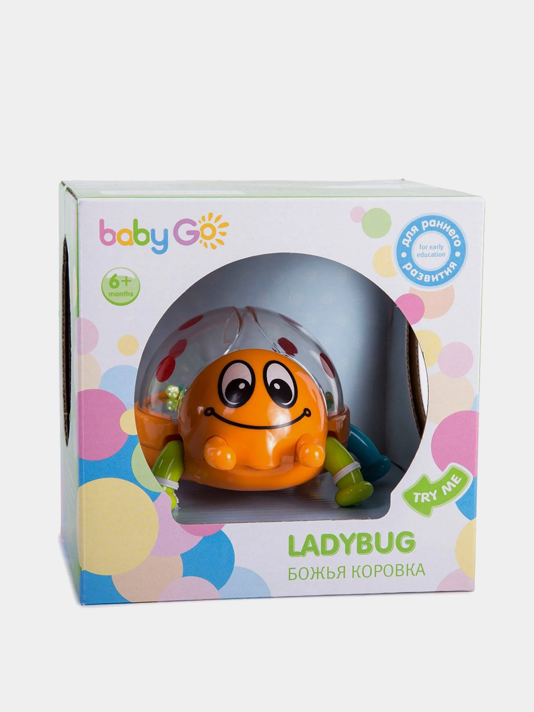 Развивающая игрушка BabyGo Божья коровка купить по цене 389 ₽ в  интернет-магазине KazanExpress