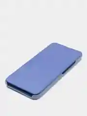 Синий зеркальный чехол-книжка с полупрозрачной панелью для Realme C11, 2020