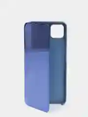 Синий зеркальный чехол-книжка с полупрозрачной панелью для Realme C11, 2020
