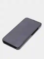 Черный зеркальный чехол-книжка с полупрозрачной панелью для Realme C11, 2020
