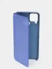 Синий зеркальный чехол-книжка с полупрозрачной панелью для Realme C12, Realme C15, Narzo 20