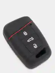 Черный чехол для автомобильного смарт-ключа Volskwagen/Skoda