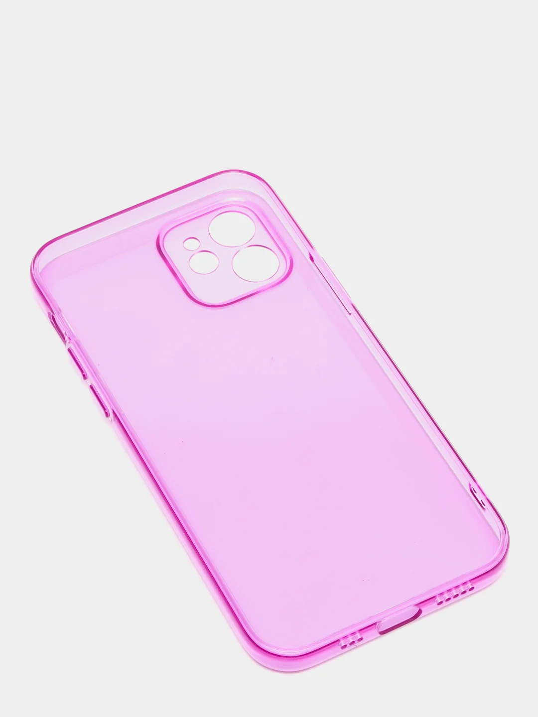 Фиолетовый силиконовый чехол для iPhone 11, iPhone 12