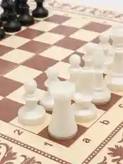 Игра 3 в 1: шахматы, нарды, шашки, доска деревянная, 40 см