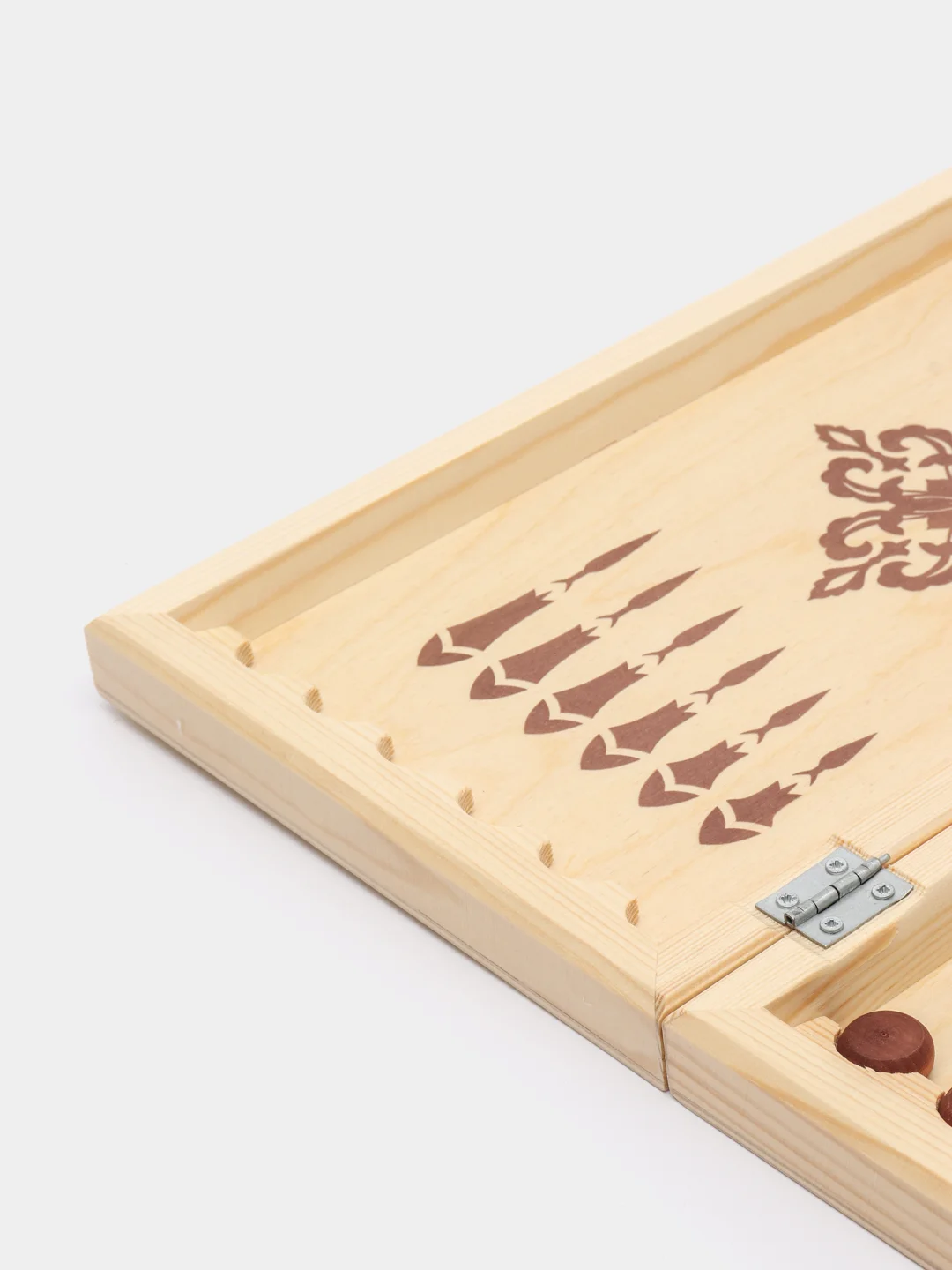 Игра 3 в 1: шахматы, нарды, шашки, доска деревянная, 40 см