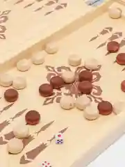 Игра 3 в 1: шахматы, нарды, шашки, доска деревянная, 40 см