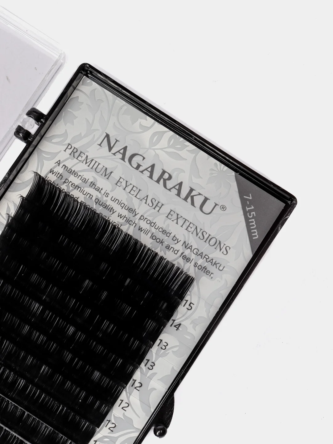 Ресницы для наращивания NAGARAKU изгиб "С" 0.12 MIX (7-15mm)