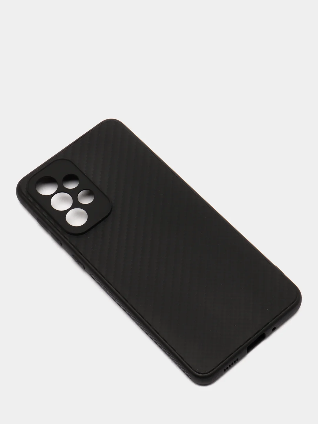 Черный карбоновый чехол для Samsung A12, A22, A33, A53, A51, A51, A21S, A20, A30, A50, A30S, M31S