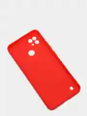 Красный чехол для Realme C21, Realme  7,  Realme  C11 / C20, матовый силиконовый