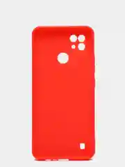Красный чехол для Realme C21, Realme  7,  Realme  C11 / C20, матовый силиконовый