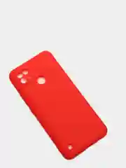 Красный чехол для Realme C21, Realme  7,  Realme  C11 / C20, матовый силиконовый