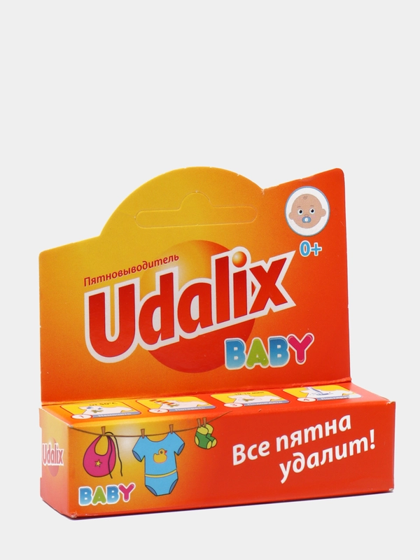 Карандаш-пятновыводитель Udalix Baby для детского белья, 35 грамм