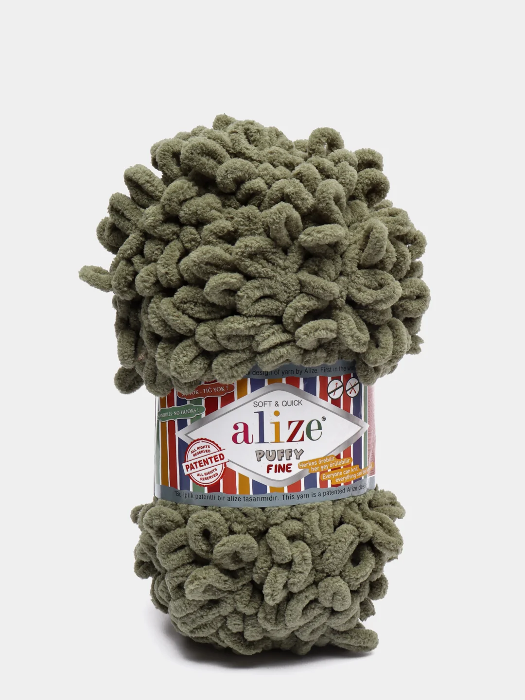Прозрачный пряжа Alize Puffy fine