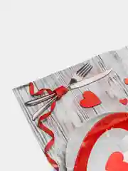 Серый пакет подарочный