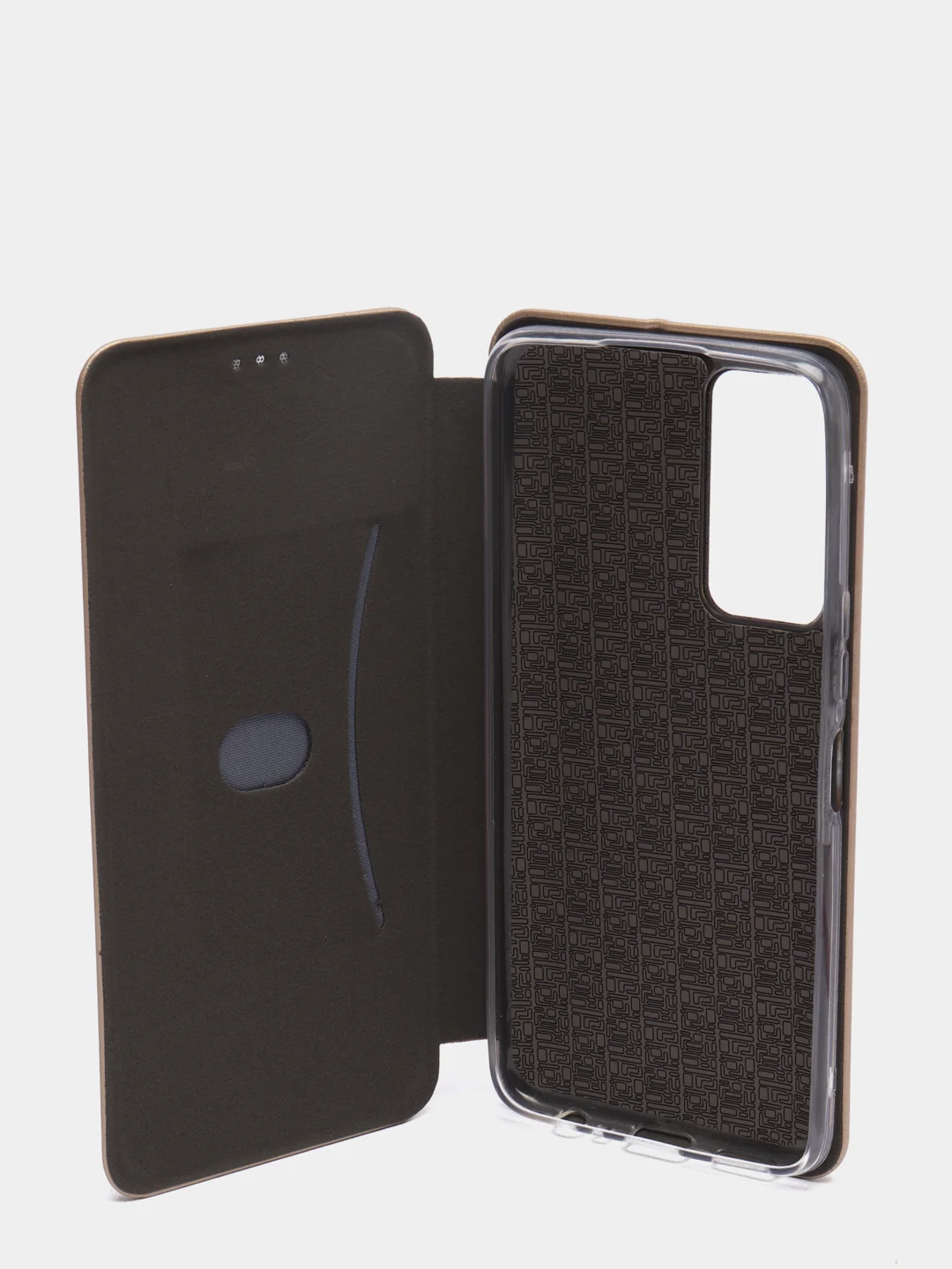 Золотой чехол-книжка TECNO Camon 18P / CAMON 18