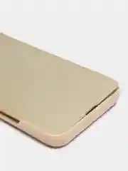 Золотой зеркальный чехол-книжка с полупрозрачной панелью для Realme C11, 2020