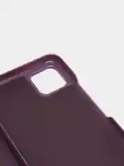 Розовый зеркальный чехол-книжка с полупрозрачной панелью для Realme C11, 2020