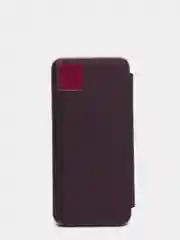Розовый зеркальный чехол-книжка с полупрозрачной панелью для Realme C11, 2020