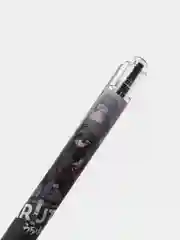 Серый наруто гелевая ручка  черная