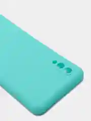Лавандовый чехол силиконовый на Samsung Galaxy A02 (Самсунг Галакси А02), цветной, матовый