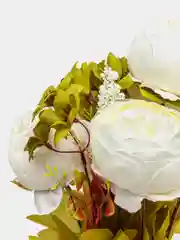 Белый искусственные цветы "Пионы", букет
