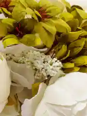 Белый искусственные цветы "Пионы", букет