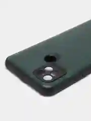 Зеленый чехол Realme C21 реалми С21 силиконовый под кожу