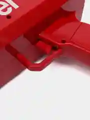 Красный игрушечное оружие детский пистолет денежный Деньгомет Super Money Gun стреляющий деньгами