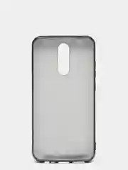 Черный чехол Xiaomi Redmi 8, Redmi 8A, Сяоми Редми 8, 8А цветной силиконовый с глянцевой рамкой