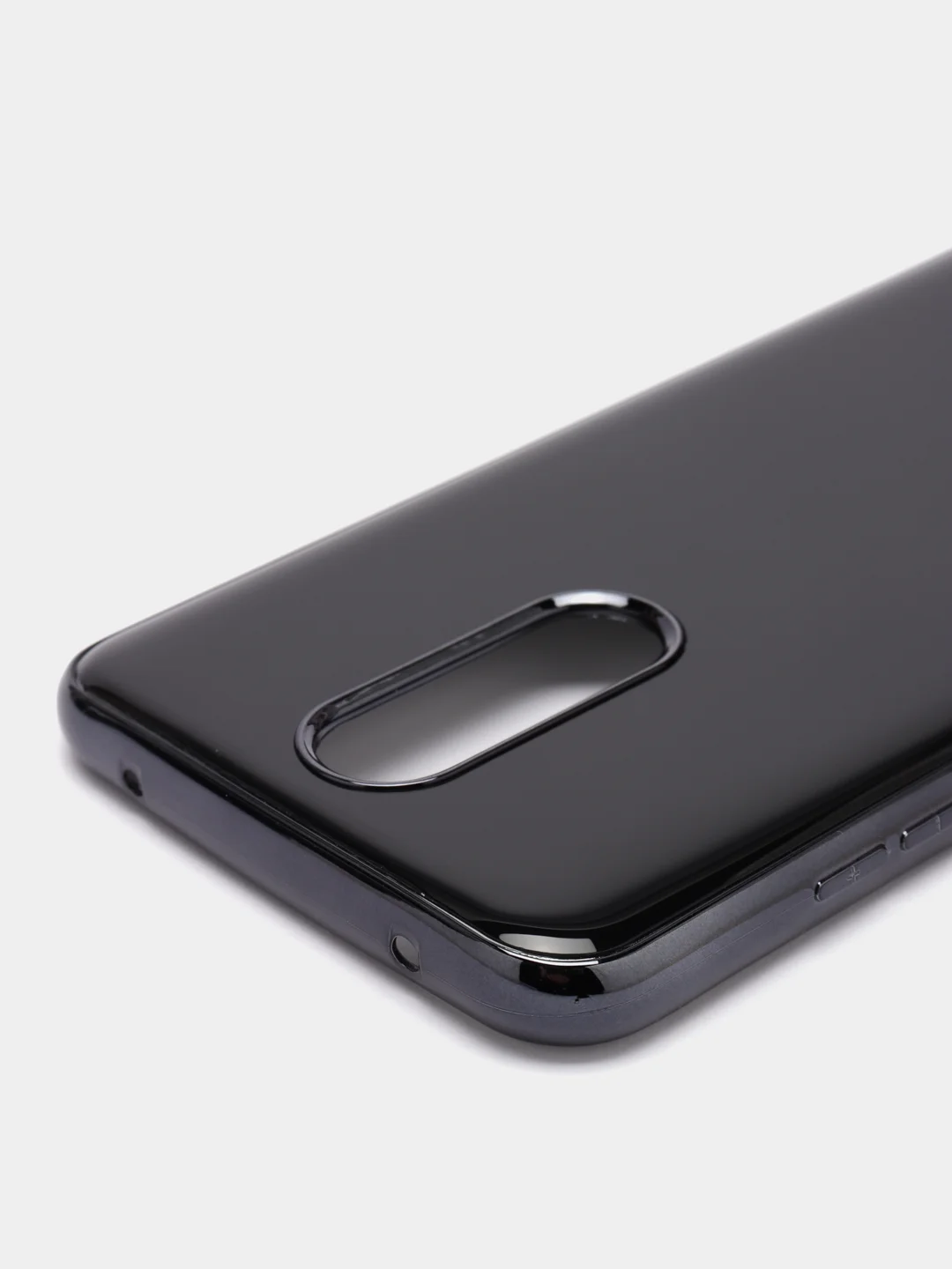 Черный чехол Xiaomi Redmi 8, Redmi 8A, Сяоми Редми 8, 8А цветной силиконовый с глянцевой рамкой