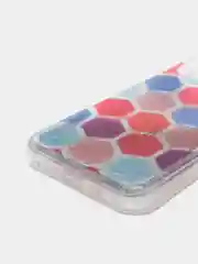 Бирюзовый чехол iPhone 12 (6.1)/ 12 Pro, Pro Max, mini силиконовый переливающийся жидкий с блестками