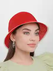 Белый шляпа LERAY ДОМИНИКА, хлопок, 56-58
