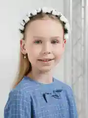 Белый ободок для волос