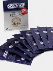Презервативы Contex Extra Sensation №18 с крупными точками и ребрами