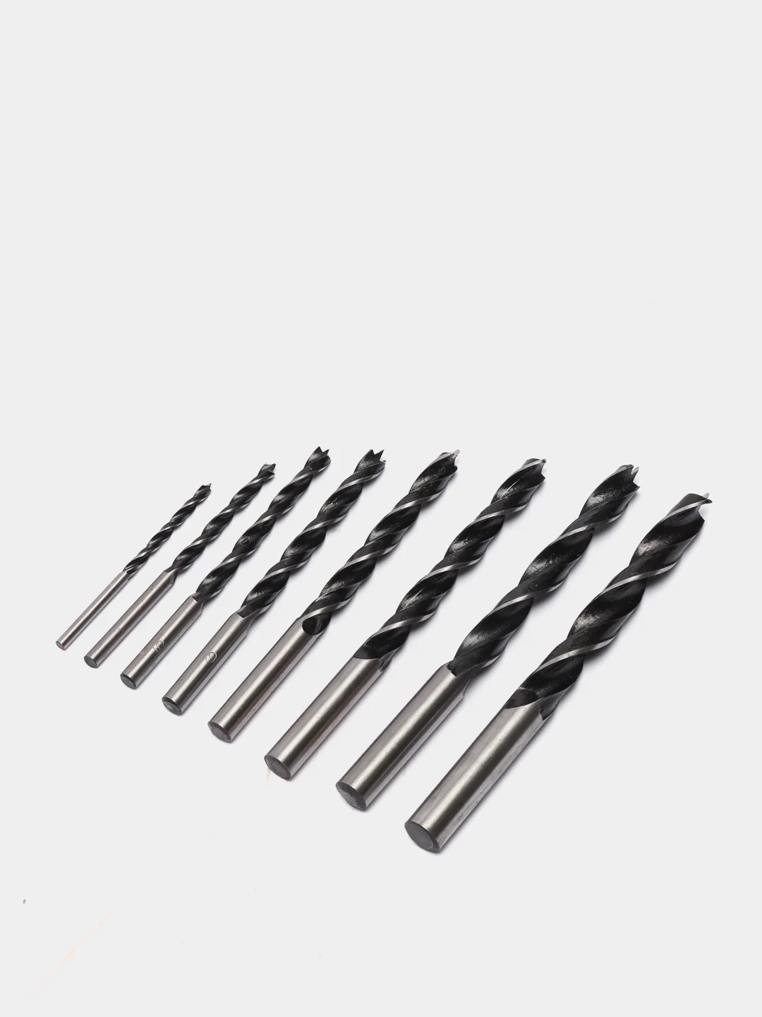Сверло по дереву спиральное Top Tools, 3-10 мм, набор 8 штук