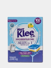 Таблетки для посудомоечной машины Herr Klee Silver Line, 102 штуки