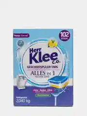 Таблетки для посудомоечной машины Herr Klee Silver Line, 102 штуки