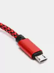 Красный кабель micro USB, Type-C, для зарядки и передачи данных