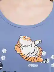 Пижама, домашний костюм, футболка и шорты "Grr"