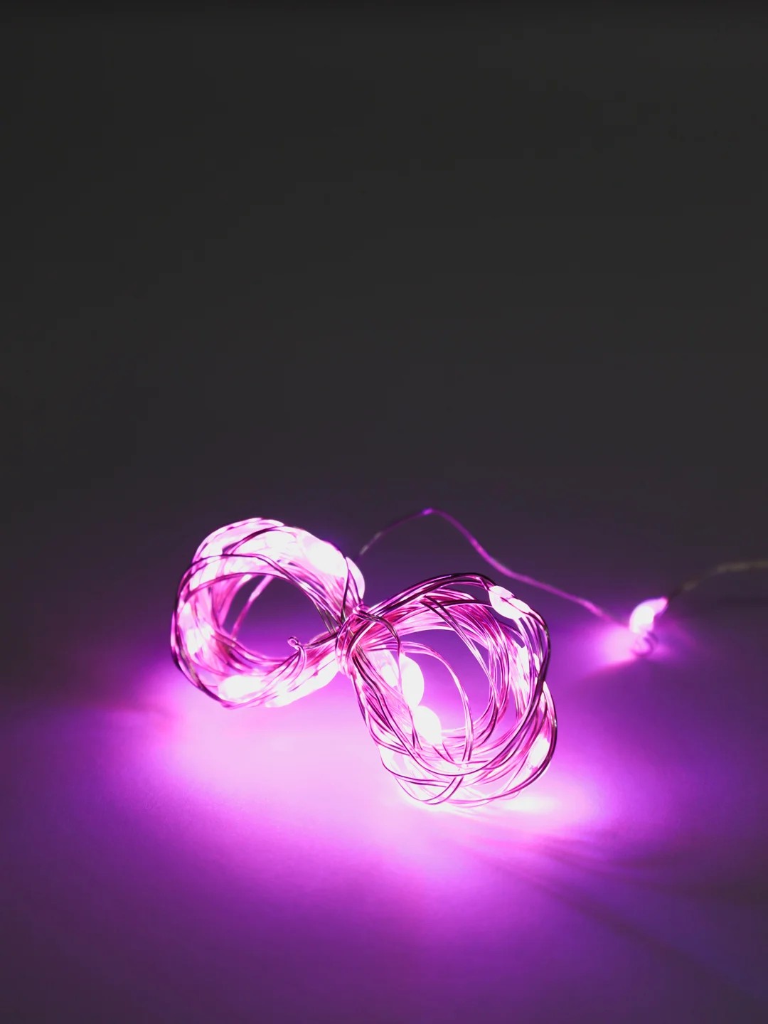 Розовый гирлянда-пробка для декора, светодиодная интерьерная  2 метра 20 LED