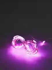 Розовый гирлянда-пробка для декора, светодиодная интерьерная  2 метра 20 LED