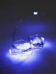 Голубой гирлянда-пробка для декора, светодиодная интерьерная  2 метра 20 LED