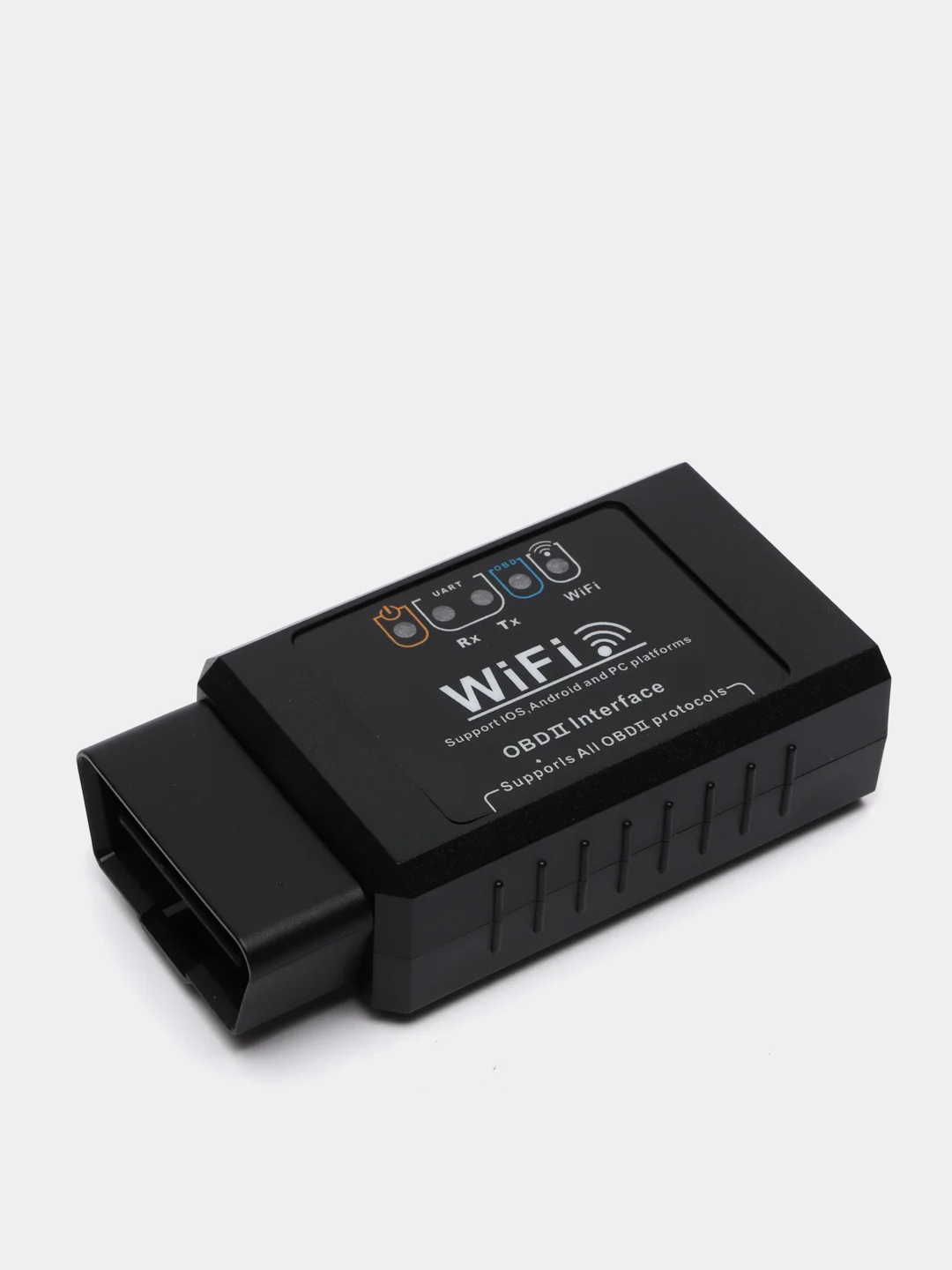 Черный сканер-адаптер Wi-Fi ELM327 OBD 2