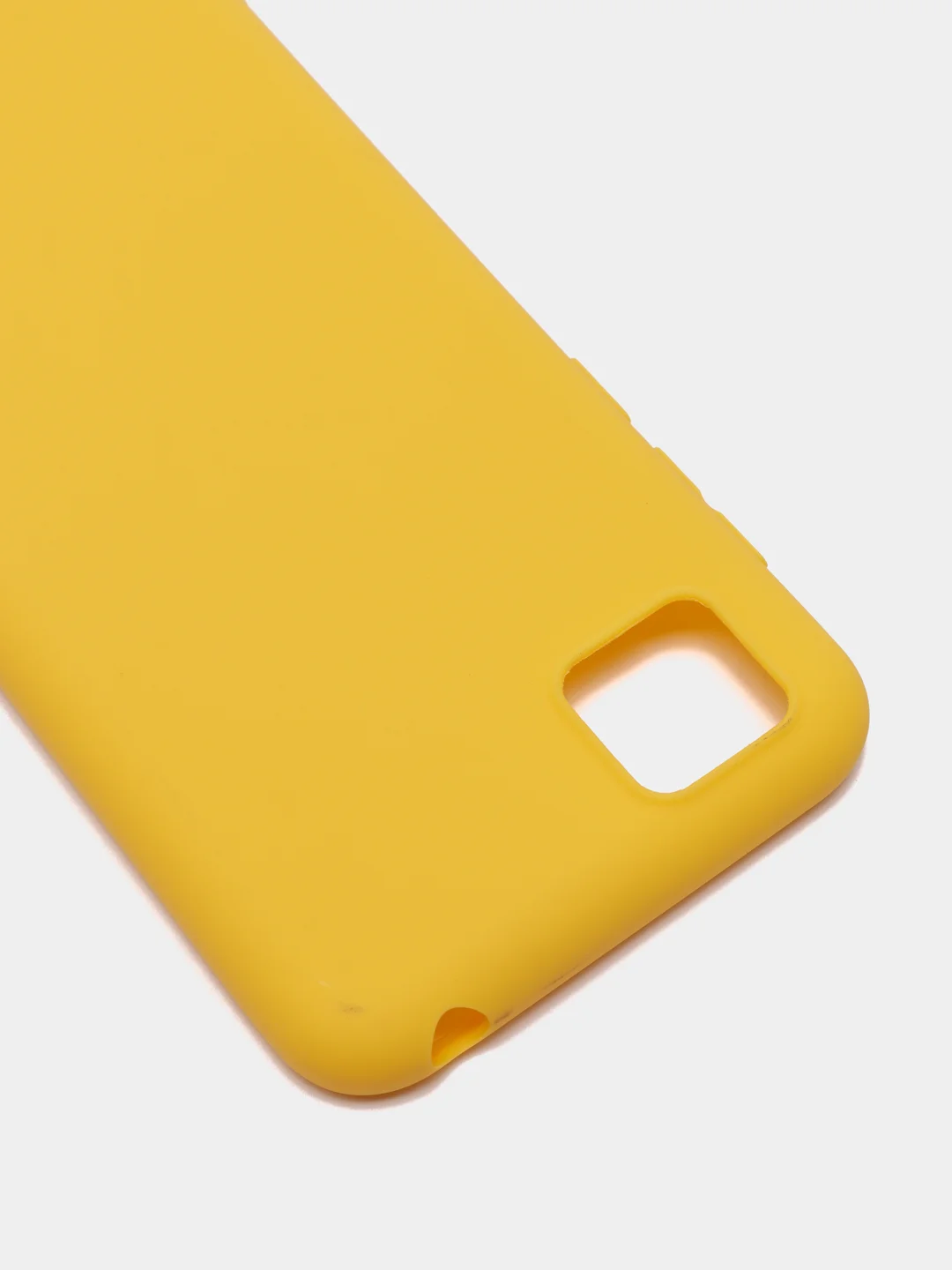 Желтый чехол для Honor 9S,  Huawei Y5p 2020 силиконовый цветной матовый