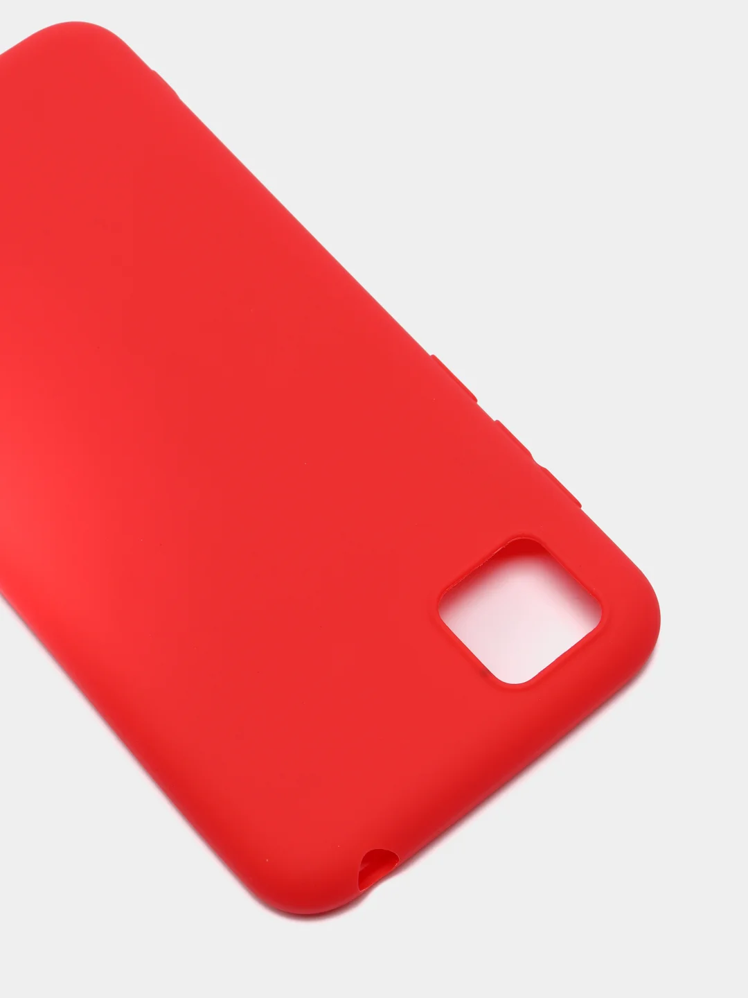 Красный чехол для Honor 9S,  Huawei Y5p 2020 силиконовый цветной матовый