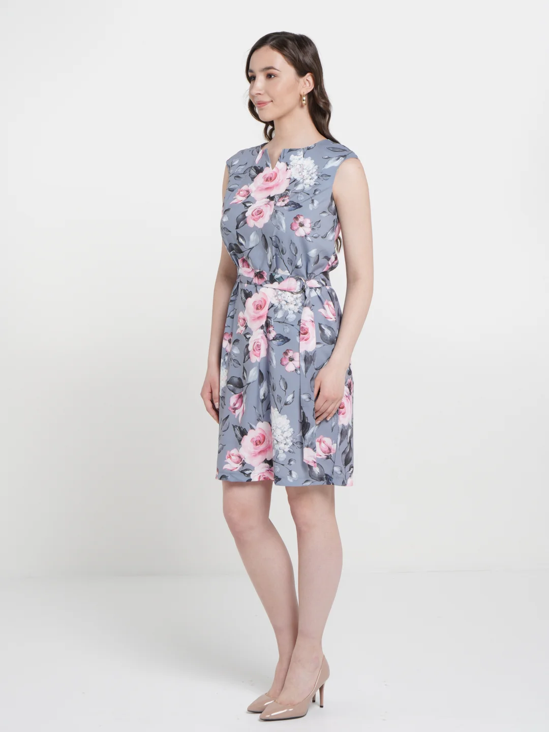 Серый платье 1001DRESS